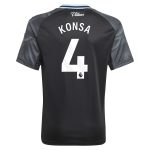 aston villa adidas away shirt 2025-26 – kids with konsa 4 printing Collection | Official Aston Villa Jerseys for Fans
