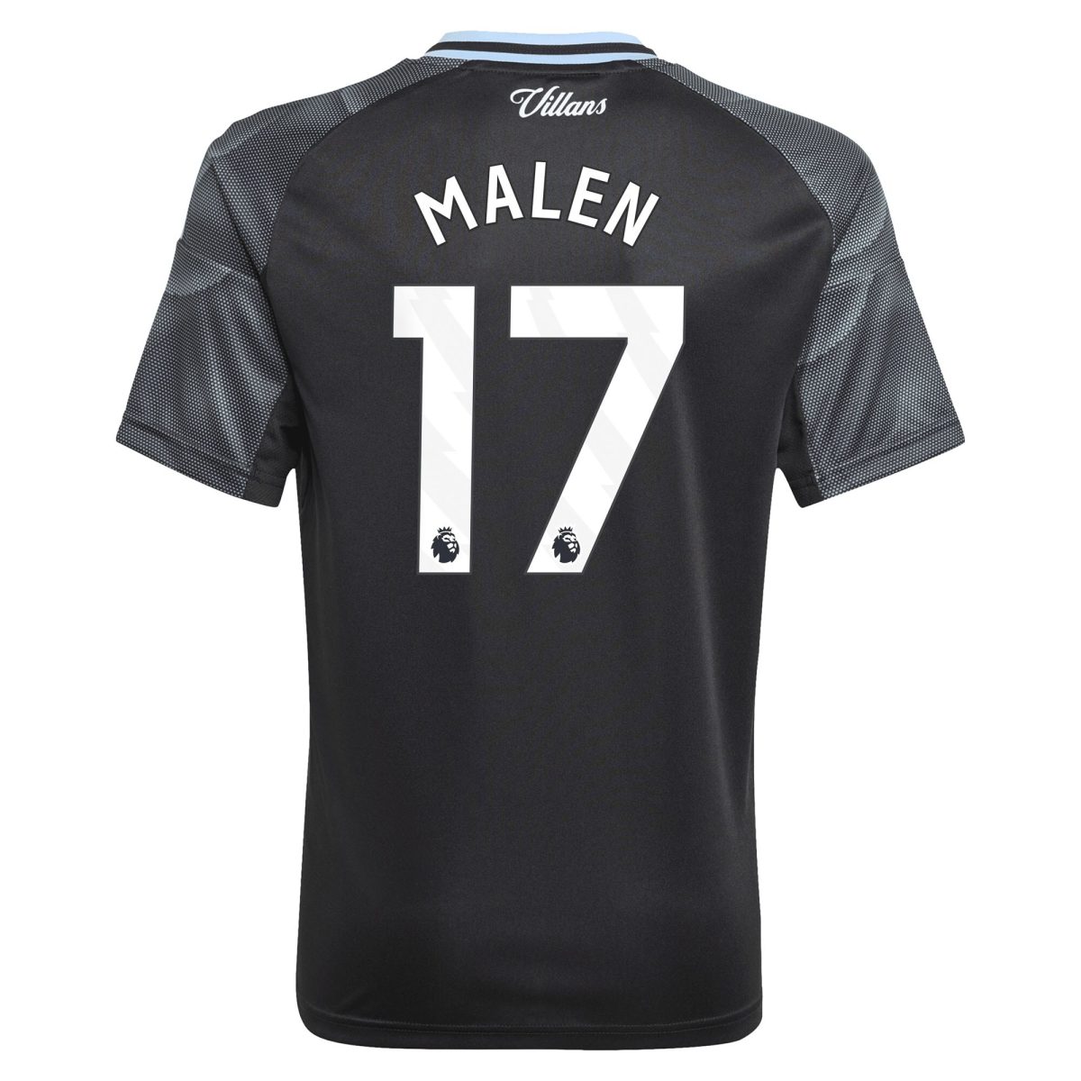aston villa adidas away shirt 2025-26 – kids with malen 17 printing Collection | Official Aston Villa Jerseys for Fans