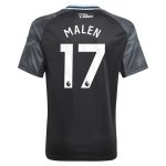 aston villa adidas away shirt 2025-26 – kids with malen 17 printing Collection | Official Aston Villa Jerseys for Fans