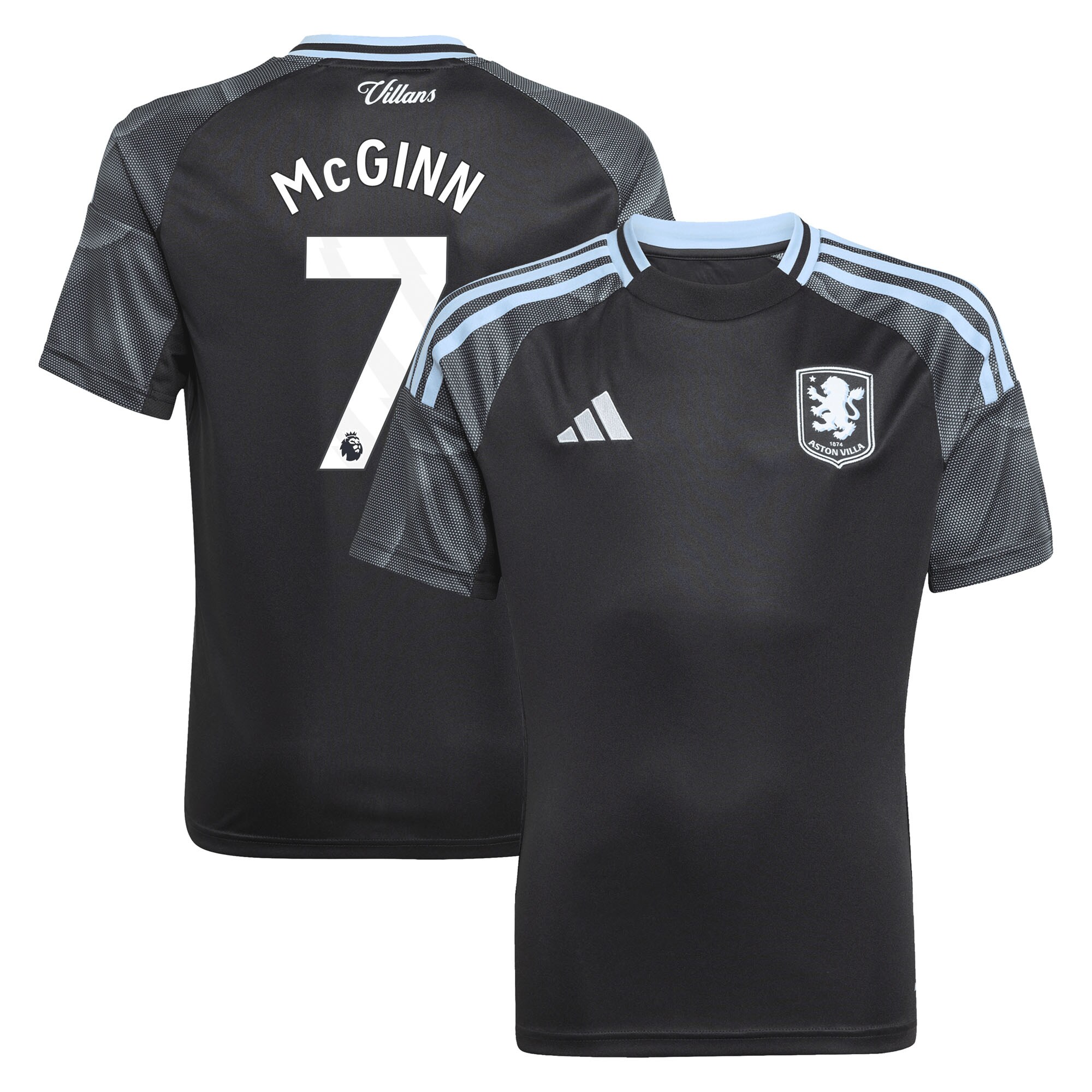 aston villa adidas away shirt 2025-26 – kids with mcginn 7 printing Collection | Official Aston Villa Jerseys for Fans