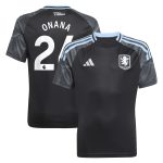 aston villa adidas away shirt 2025-26 – kids with onana 24 printing Collection | Official Aston Villa Jerseys for Fans