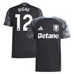 aston villa adidas away shirt 2025-26 with digne 12 printing Collection | Official Aston Villa Jerseys for Fans