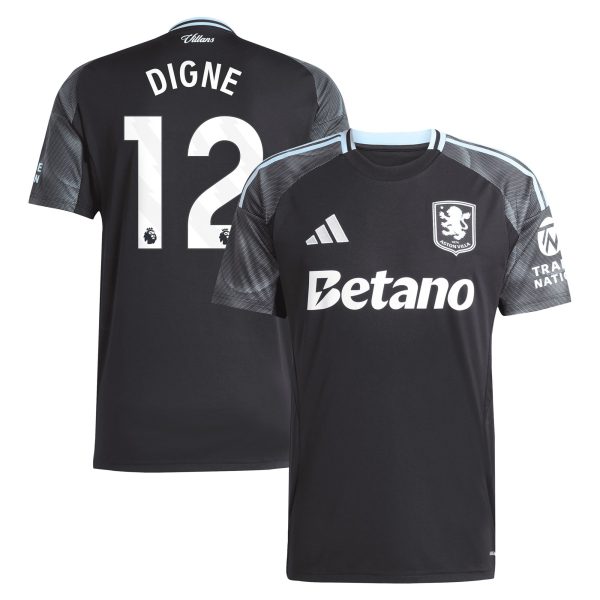 aston villa adidas away shirt 2025-26 with digne 12 printing Collection | Official Aston Villa Jerseys for Fans