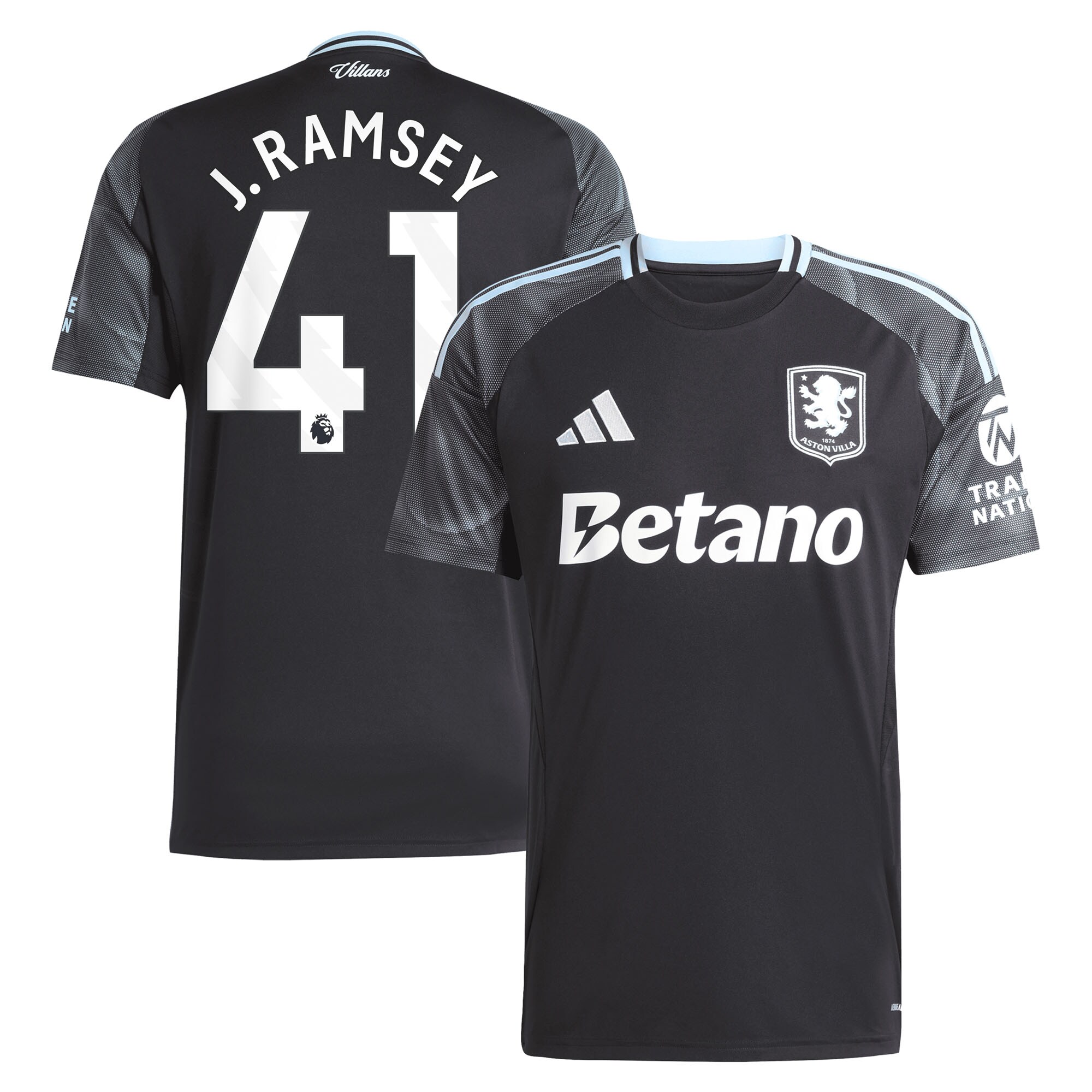 aston villa adidas away shirt 2025-26 with j. ramsey 41 printing Collection | Official Aston Villa Jerseys for Fans
