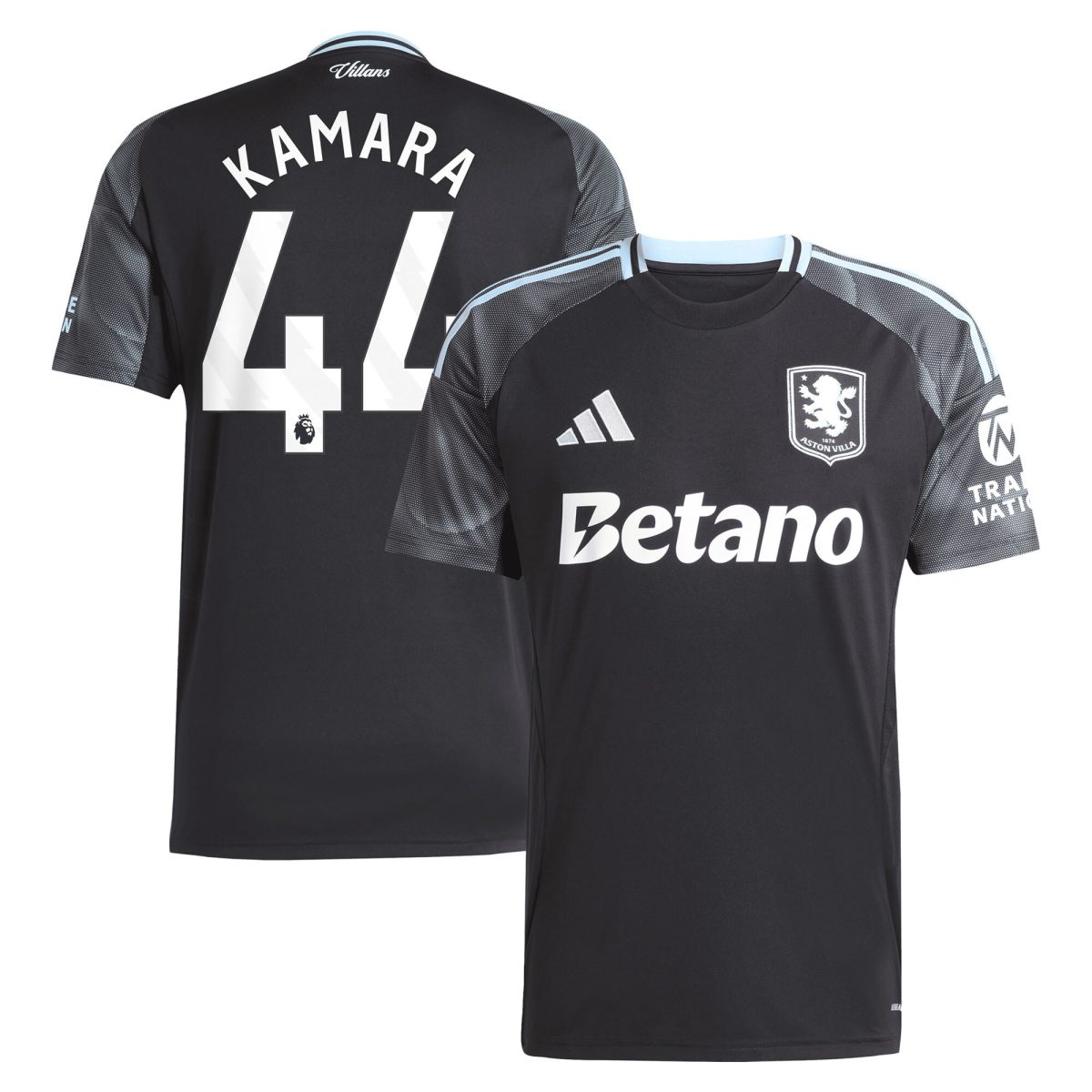 aston villa adidas away shirt 2025-26 with kamara 44 printing Collection | Official Aston Villa Jerseys for Fans