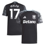 aston villa adidas away shirt 2025-26 with malen 17 printing Collection | Official Aston Villa Jerseys for Fans
