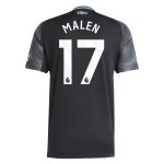 aston villa adidas away shirt 2025-26 with malen 17 printing Collection | Official Aston Villa Jerseys for Fans