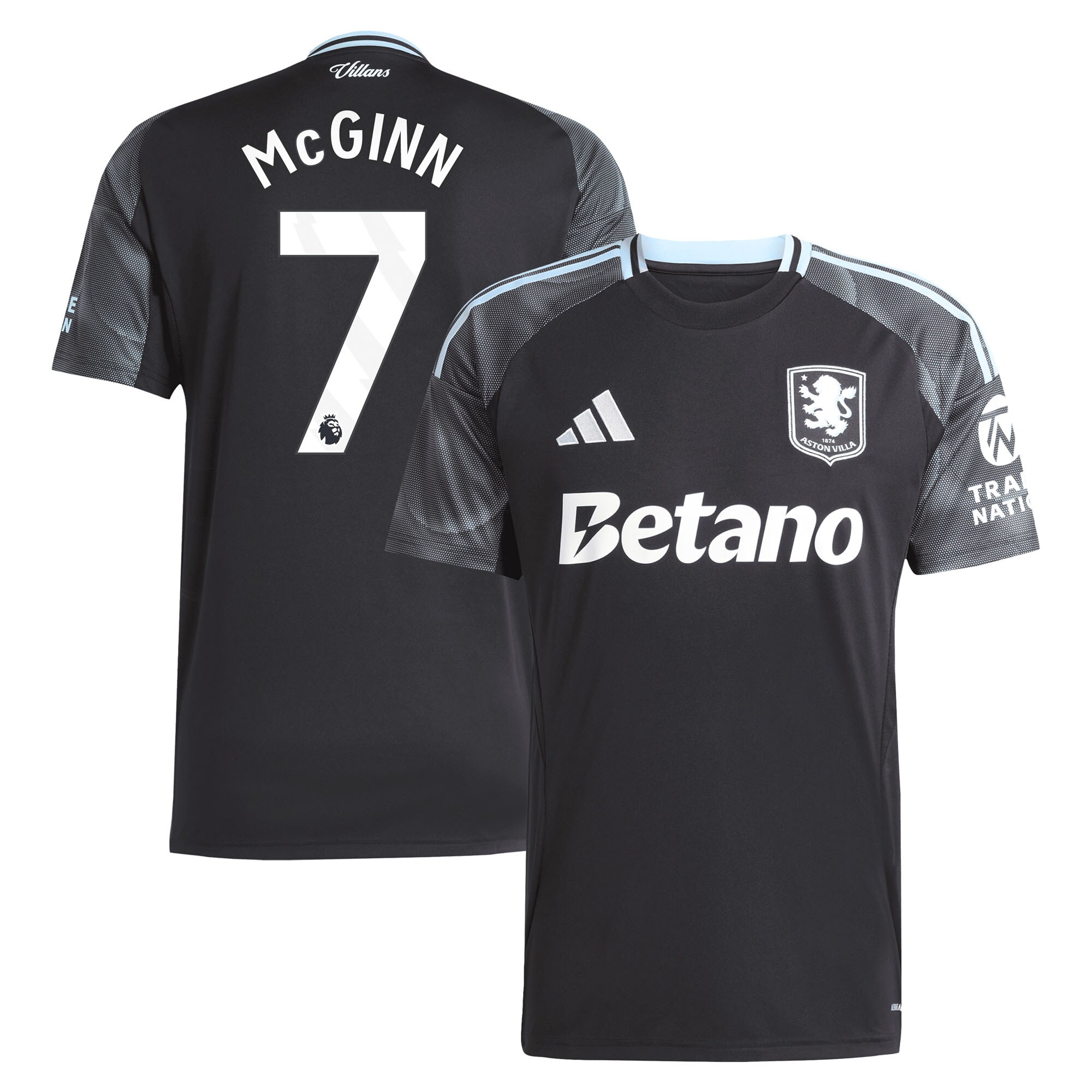 aston villa adidas away shirt 2025-26 with mcginn 7 printing Collection | Official Aston Villa Jerseys for Fans