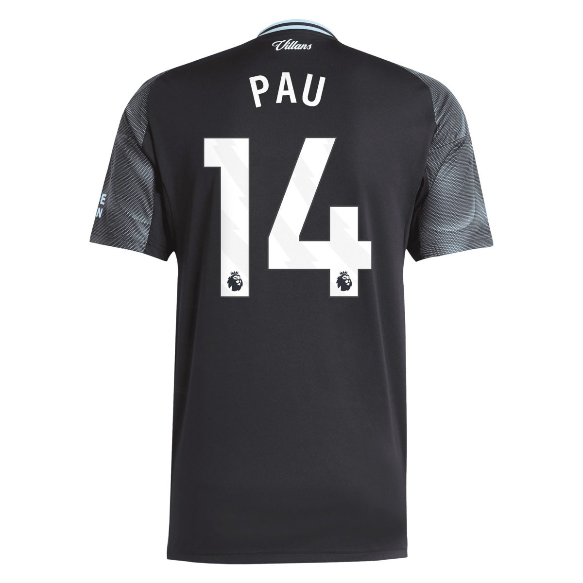 aston villa adidas away shirt 2025-26 with pau 14 printing Collection | Official Aston Villa Jerseys for Fans