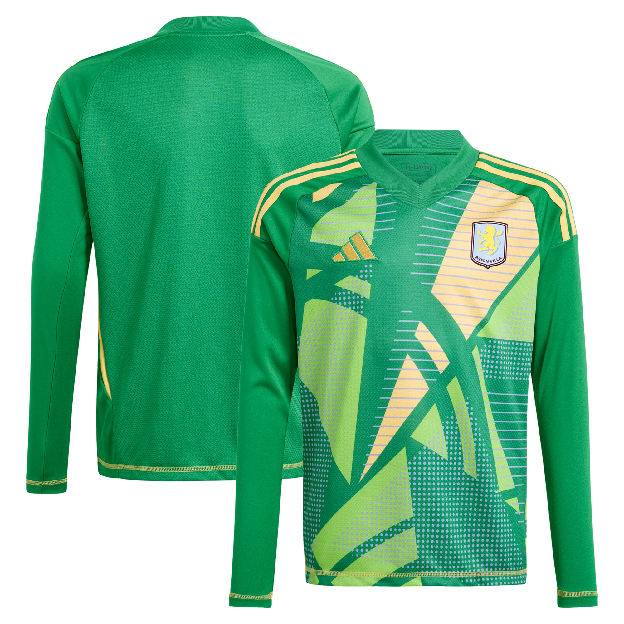 aston villa adidas goalkeeper shirt 2024-25 – long sleeve – kids – 201964011 Collection | Official Aston Villa Jerseys for Fans