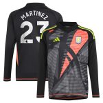 aston villa adidas goalkeeper shirt 2024-25 – long sleeve – kids with martinez 23 printing – 202029325 Collection | Official Aston Villa Jerseys for Fans