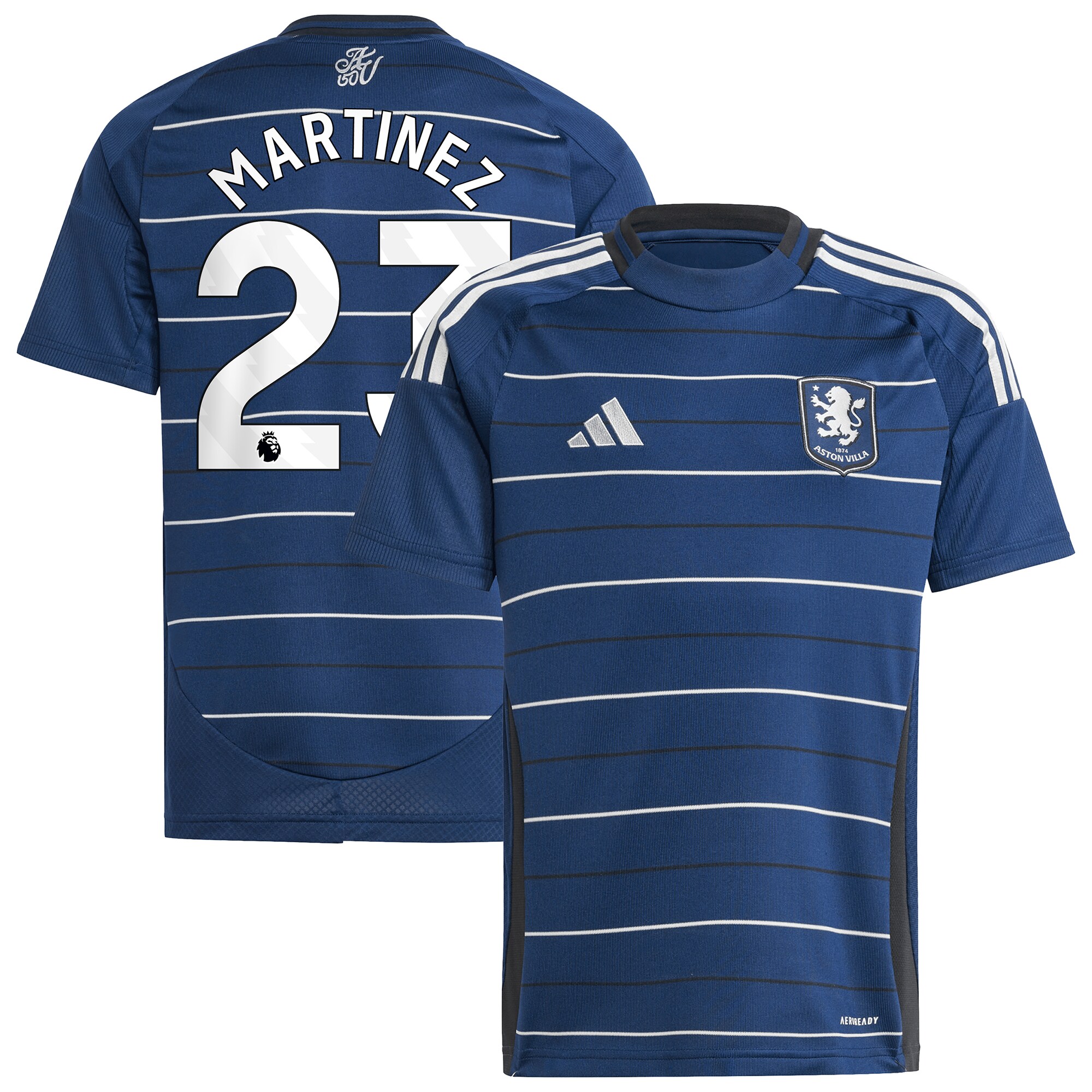 aston villa adidas goalkeeper shirt 2024-25 – long sleeve – kids with martinez 23 printing – 202030988 Collection | Official Aston Villa Jerseys for Fans