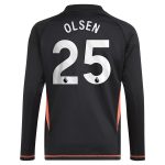 aston villa adidas goalkeeper shirt 2024-25 – long sleeve – kids with olsen 25 printing – 202029322 Collection | Official Aston Villa Jerseys for Fans