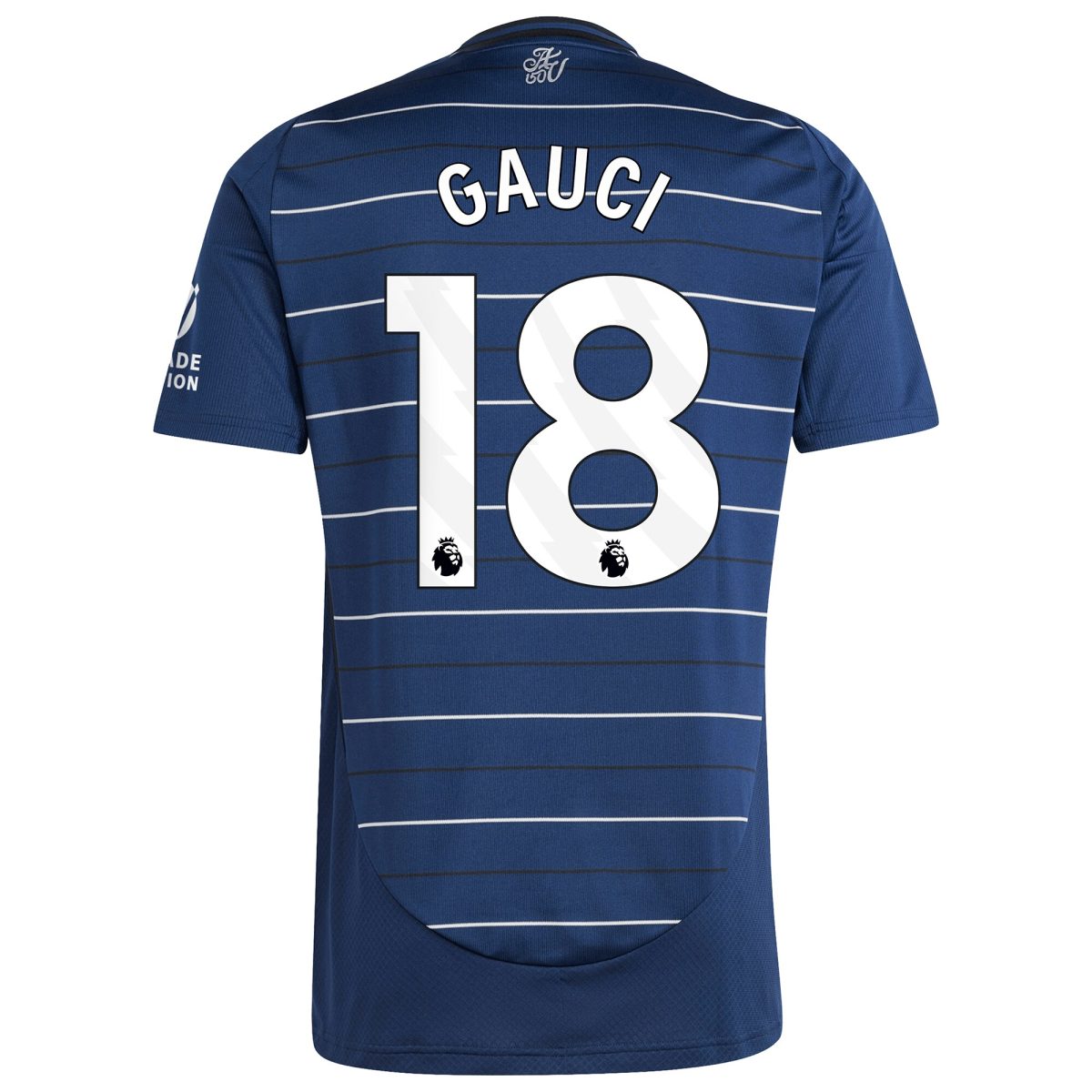 aston villa adidas goalkeeper shirt 2024-25 – long sleeve with gauci 18 printing – 202030972 Collection | Official Aston Villa Jerseys for Fans