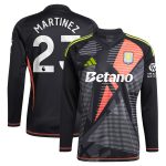 aston villa adidas goalkeeper shirt 2024-25 – long sleeve with martinez 23 printing – 202028938 Collection | Official Aston Villa Jerseys for Fans