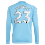 aston villa adidas goalkeeper shirt 2024-25 – long sleeve with martinez 23 printing – 202030980 Collection | Official Aston Villa Jerseys for Fans