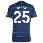 aston villa adidas goalkeeper shirt 2024-25 – long sleeve with olsen 25 printing – 202030975 Collection | Official Aston Villa Jerseys for Fans