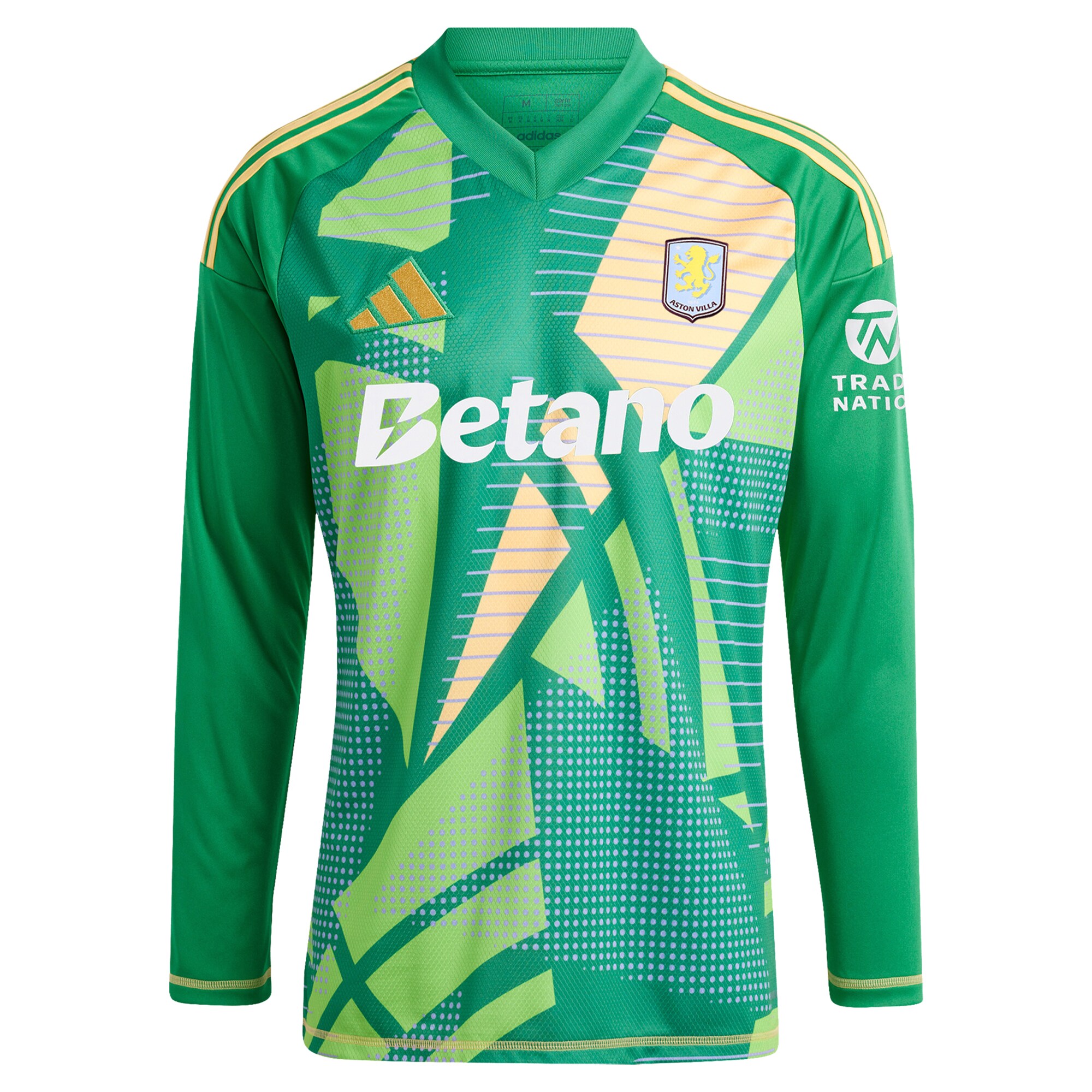 aston villa adidas goalkeeper shirt 2024-25 – long sleeve with olsen 25 printing Collection | Official Aston Villa Jerseys for Fans
