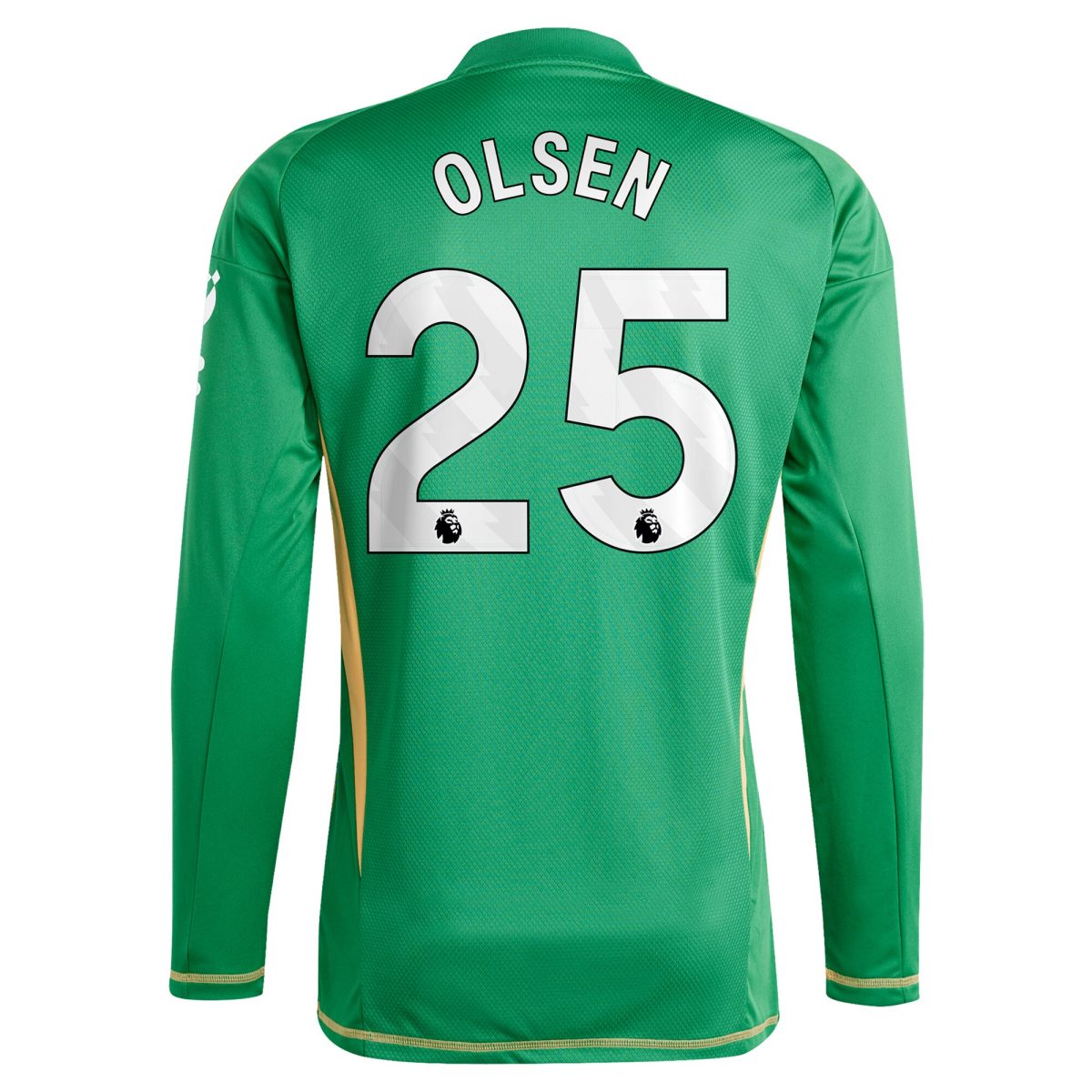 aston villa adidas goalkeeper shirt 2024-25 – long sleeve with olsen 25 printing Collection | Official Aston Villa Jerseys for Fans