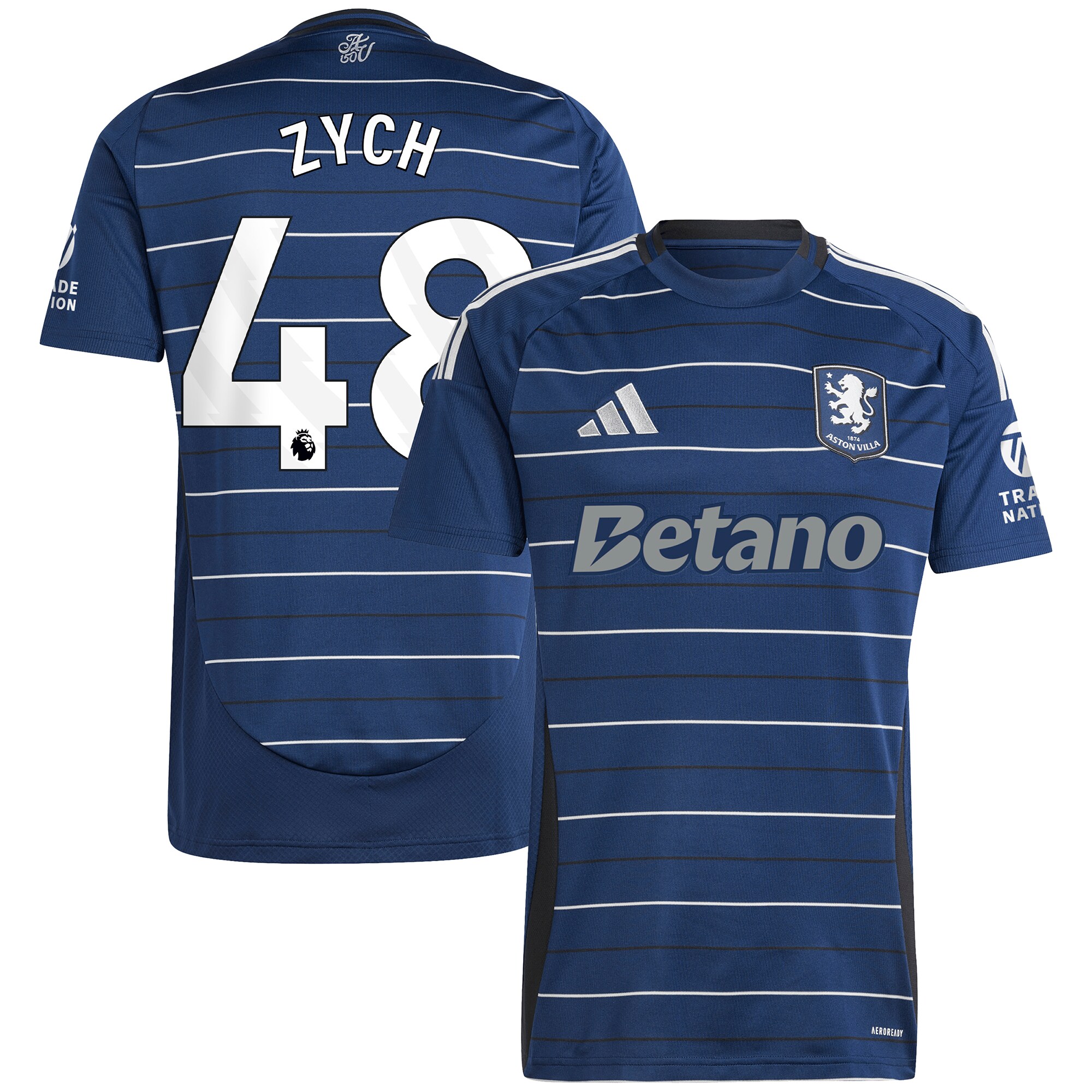 aston villa adidas goalkeeper shirt 2024-25 – long sleeve with zych 48 printing – 202153093 Collection | Official Aston Villa Jerseys for Fans
