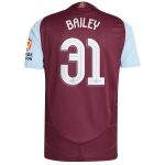 aston villa adidas home authentic shirt 2024-25 with bailey 31 cup printing Collection | Official Aston Villa Jerseys for Fans