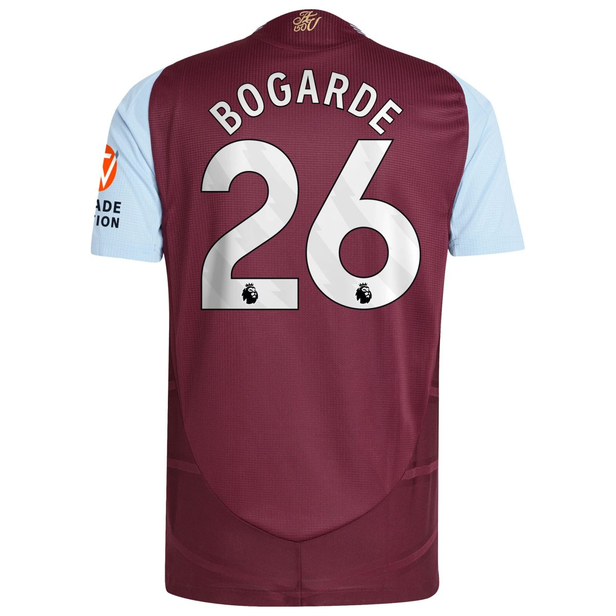 aston villa adidas home authentic shirt 2024-25 with bogarde 26 printing Collection | Official Aston Villa Jerseys for Fans