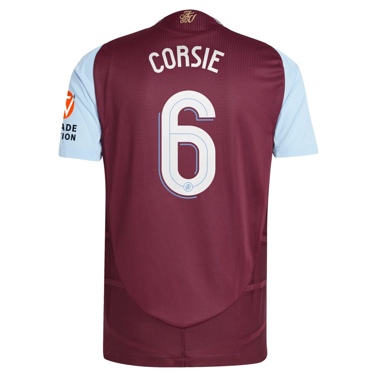aston villa adidas home authentic shirt 2024-25 with corsie 6 cup printing Collection | Official Aston Villa Jerseys for Fans