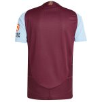 aston villa adidas home authentic shirt 2024-25 with custom printing Collection | Official Aston Villa Jerseys for Fans