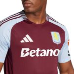 aston villa adidas home authentic shirt 2024-25 with custom printing Collection | Official Aston Villa Jerseys for Fans