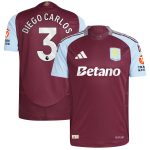 aston villa adidas home authentic shirt 2024-25 with diego carlos 3 printing Collection | Official Aston Villa Jerseys for Fans