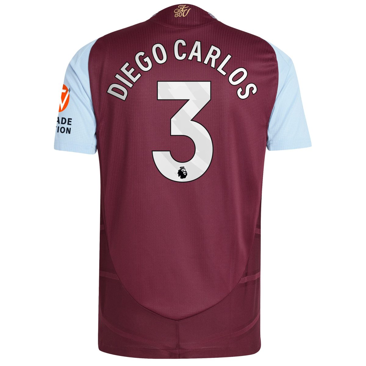 aston villa adidas home authentic shirt 2024-25 with diego carlos 3 printing Collection | Official Aston Villa Jerseys for Fans