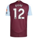 aston villa adidas home authentic shirt 2024-25 with digne 12 printing Collection | Official Aston Villa Jerseys for Fans