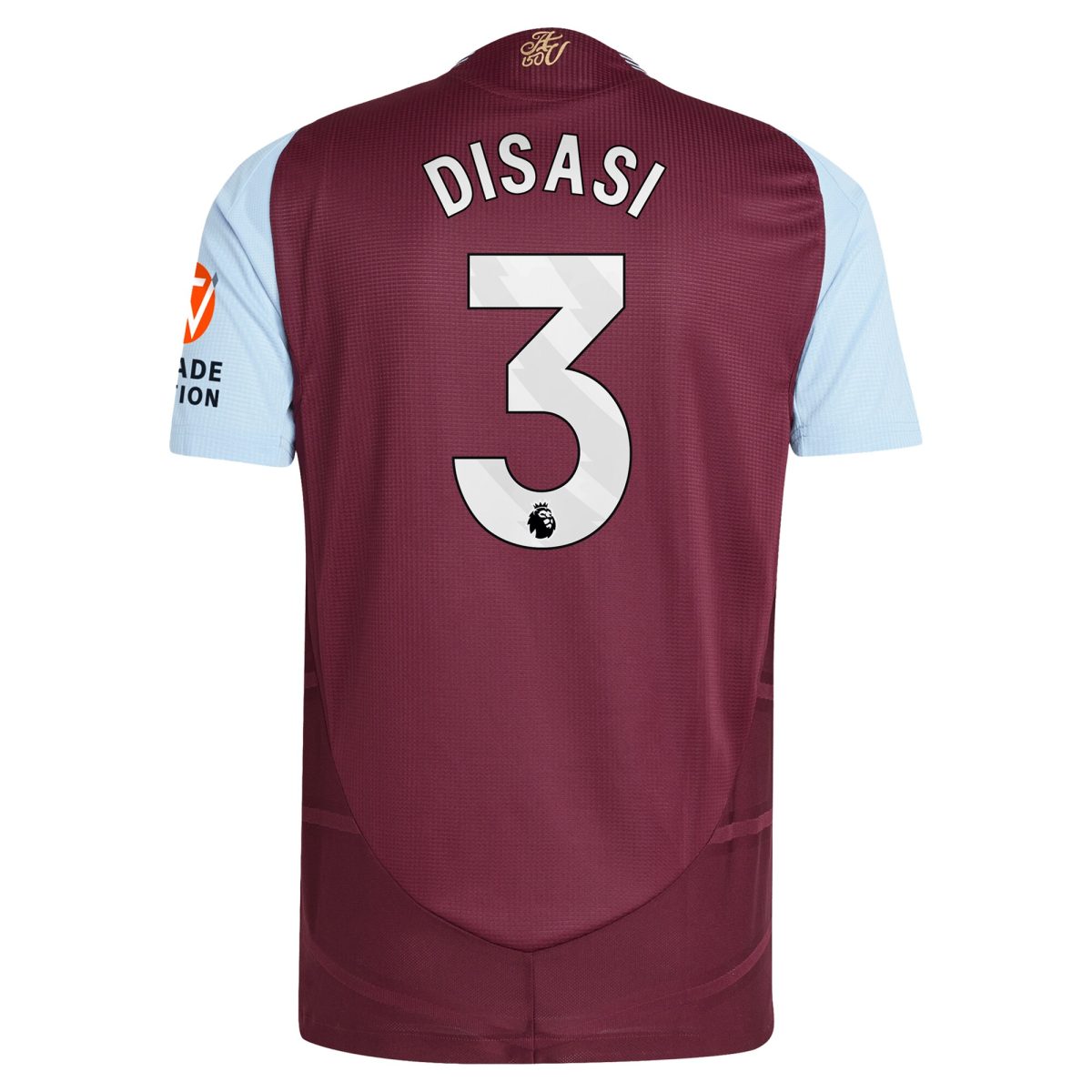 aston villa adidas home authentic shirt 2024-25 with disasi 3 printing Collection | Official Aston Villa Jerseys for Fans