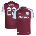 aston villa adidas home authentic shirt 2024-25 with grant 23 cup printing Collection | Official Aston Villa Jerseys for Fans