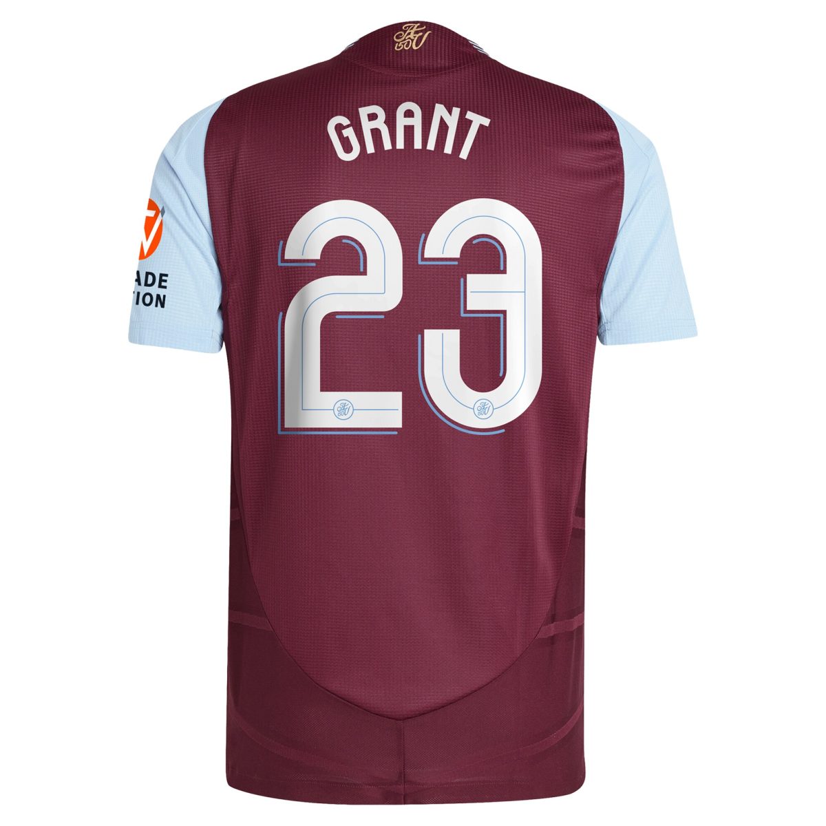 aston villa adidas home authentic shirt 2024-25 with grant 23 cup printing Collection | Official Aston Villa Jerseys for Fans