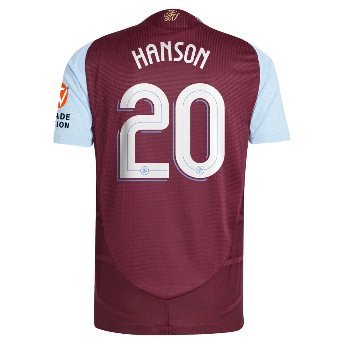 aston villa adidas home authentic shirt 2024-25 with hanson 20 cup printing Collection | Official Aston Villa Jerseys for Fans