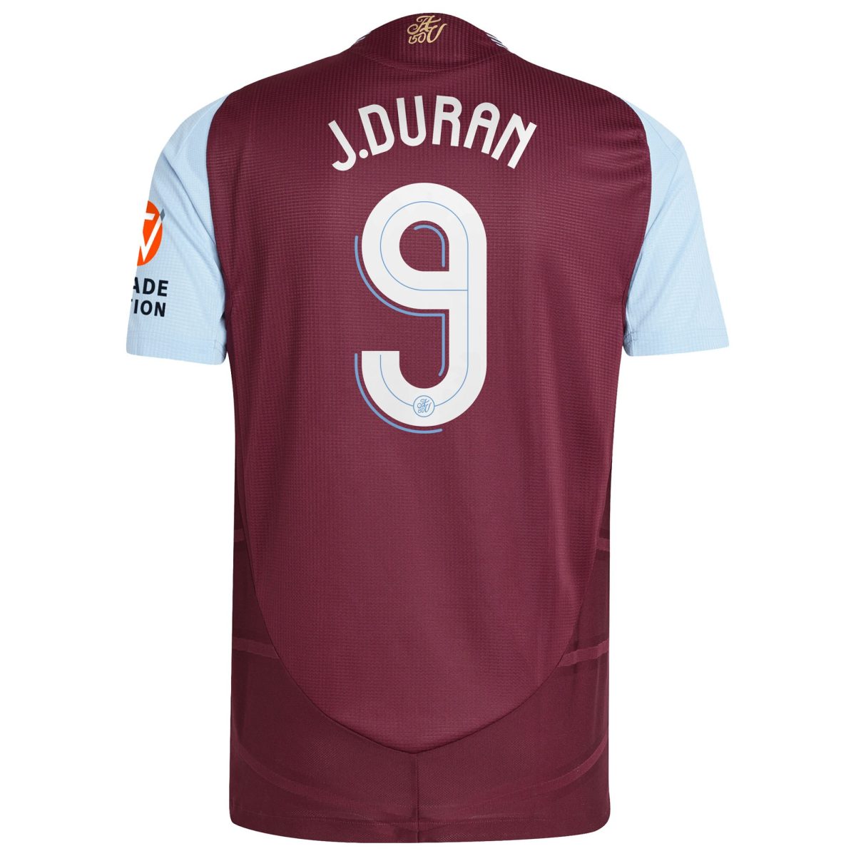 aston villa adidas home authentic shirt 2024-25 with j.duran 9 cup printing Collection | Official Aston Villa Jerseys for Fans