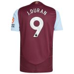 aston villa adidas home authentic shirt 2024-25 with j.duran 9 printing Collection | Official Aston Villa Jerseys for Fans