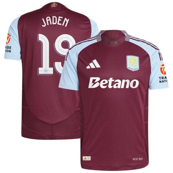 aston villa adidas home authentic shirt 2024-25 with jaden 19 cup printing Collection | Official Aston Villa Jerseys for Fans