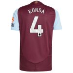 aston villa adidas home authentic shirt 2024-25 with konsa 4 printing Collection | Official Aston Villa Jerseys for Fans