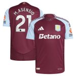 aston villa adidas home authentic shirt 2024-25 with m.asensio 21 printing Collection | Official Aston Villa Jerseys for Fans