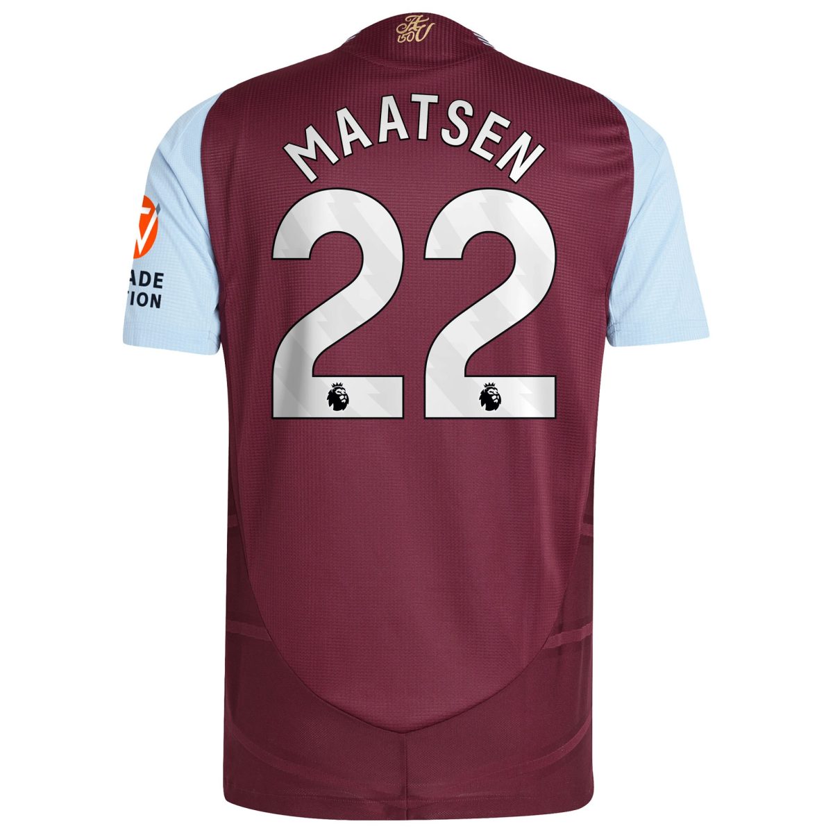 aston villa adidas home authentic shirt 2024-25 with maatsen 22 printing Collection | Official Aston Villa Jerseys for Fans