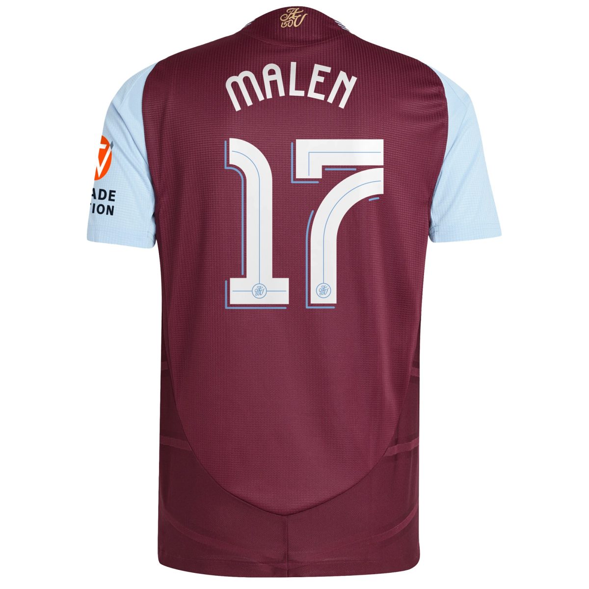 aston villa adidas home authentic shirt 2024-25 with malen 17 cup printing Collection | Official Aston Villa Jerseys for Fans
