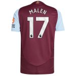 aston villa adidas home authentic shirt 2024-25 with malen 17 printing Collection | Official Aston Villa Jerseys for Fans