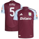 aston villa adidas home authentic shirt 2024-25 with mings 5 cup printing Collection | Official Aston Villa Jerseys for Fans