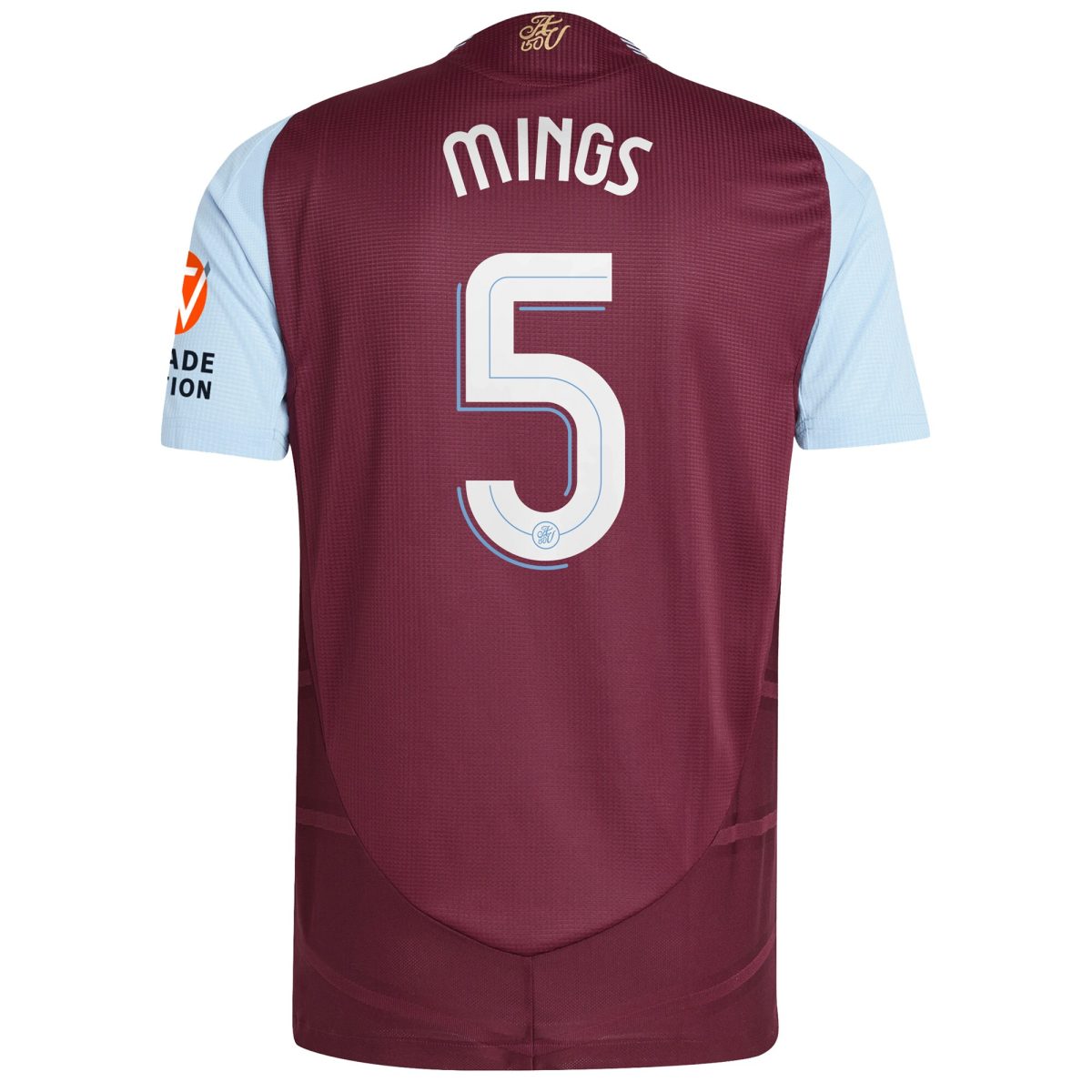 aston villa adidas home authentic shirt 2024-25 with mings 5 cup printing Collection | Official Aston Villa Jerseys for Fans