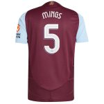 aston villa adidas home authentic shirt 2024-25 with mings 5 cup printing Collection | Official Aston Villa Jerseys for Fans
