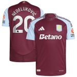 aston villa adidas home authentic shirt 2024-25 with nedeljković 20 printing Collection | Official Aston Villa Jerseys for Fans