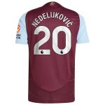 aston villa adidas home authentic shirt 2024-25 with nedeljković 20 printing Collection | Official Aston Villa Jerseys for Fans