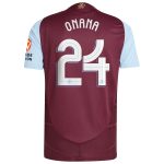 aston villa adidas home authentic shirt 2024-25 with onana 24 cup printing Collection | Official Aston Villa Jerseys for Fans
